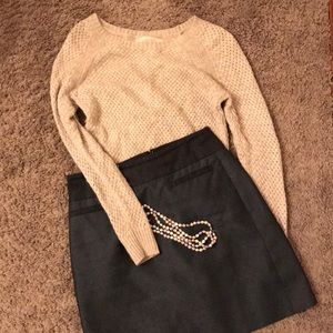Beige LOFT sweater